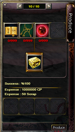 Combine 10 in-game