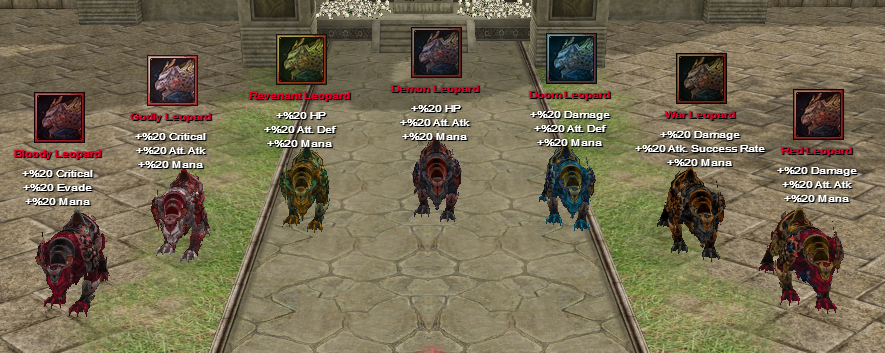20% Leopard (Puma) Roster